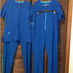 3 pair- Carhartt scrubs, Royal blue, XL